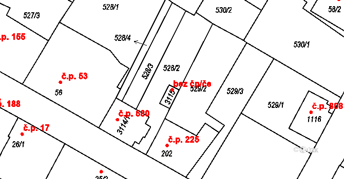 Sezimovo Ústí 42583250 na parcele st. 3115 v KÚ Sezimovo Ústí, Katastrální mapa