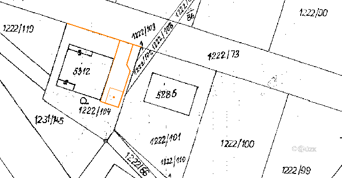 Poděbrady V 128, Poděbrady na parcele st. 5285 v KÚ Poděbrady, Katastrální mapa