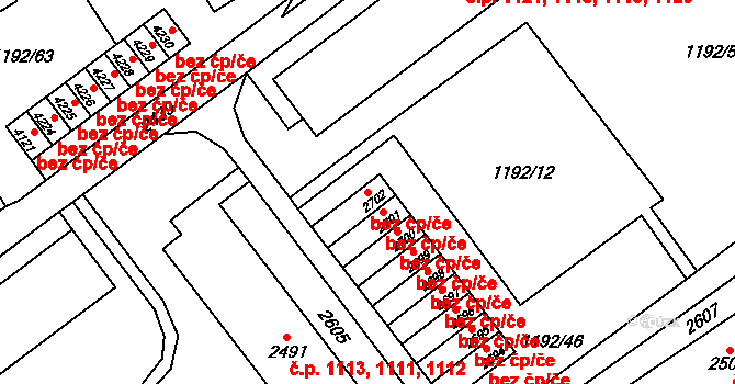 Beroun 43523251 na parcele st. 2702 v KÚ Beroun, Katastrální mapa