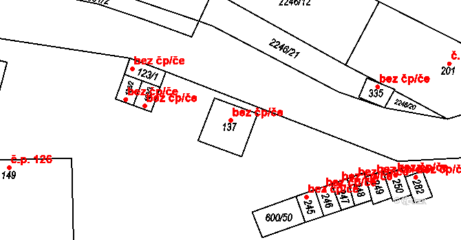 Skalice 44631251 na parcele st. 137 v KÚ Skalice u Znojma, Katastrální mapa