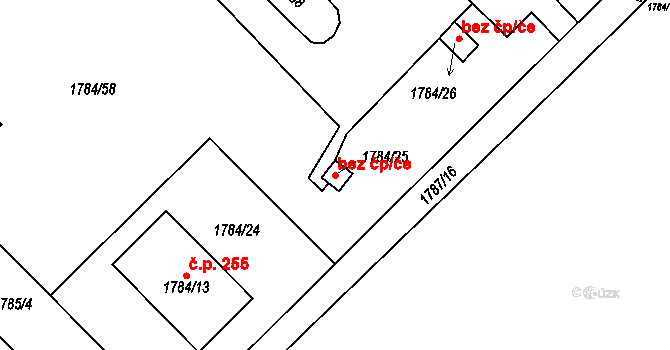 Hrušovany u Brna 46060251 na parcele st. 1784/25 v KÚ Hrušovany u Brna, Katastrální mapa