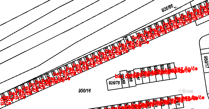 Holešov 47591251 na parcele st. 926/8 v KÚ Holešov, Katastrální mapa