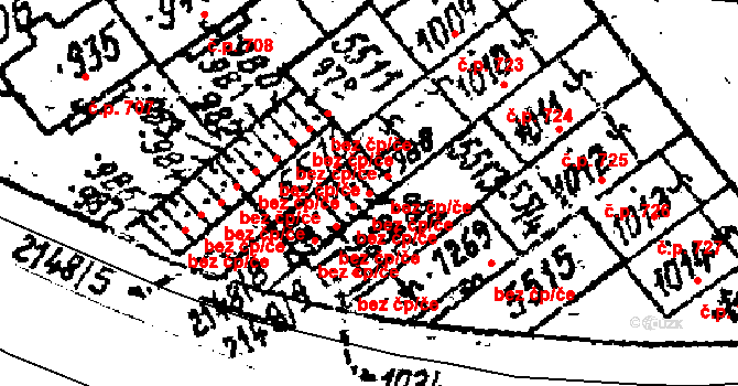 Kobylí 48299251 na parcele st. 989 v KÚ Kobylí na Moravě, Katastrální mapa