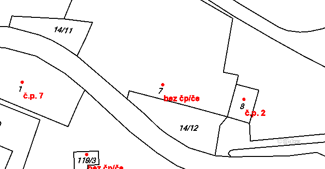Karlova Studánka 40172252 na parcele st. 7 v KÚ Karlova Studánka, Katastrální mapa