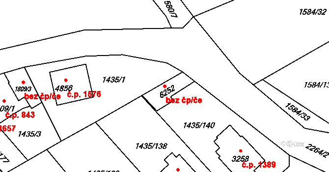 Beroun 43519253 na parcele st. 6252 v KÚ Beroun, Katastrální mapa