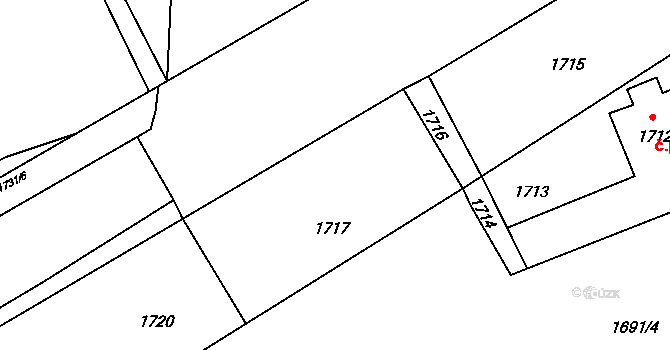 Třanovice 6, Katastrální mapa