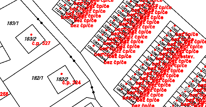 Liberec 47005254 na parcele st. 1283/44 v KÚ Ruprechtice, Katastrální mapa
