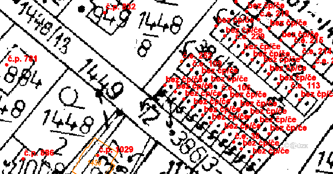 Kamenický Šenov 39753255 na parcele st. 386/12 v KÚ Kamenický Šenov, Katastrální mapa
