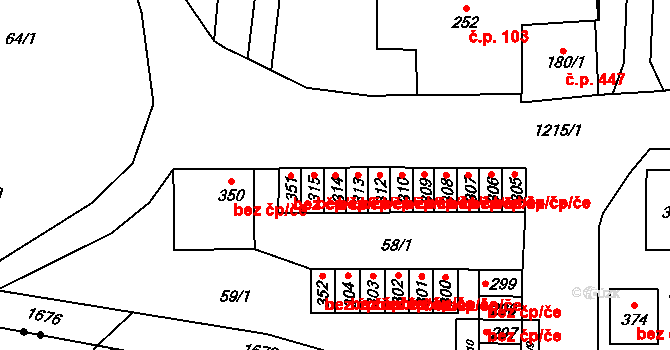 Pilníkov 44954255 na parcele st. 314 v KÚ Pilníkov I, Katastrální mapa