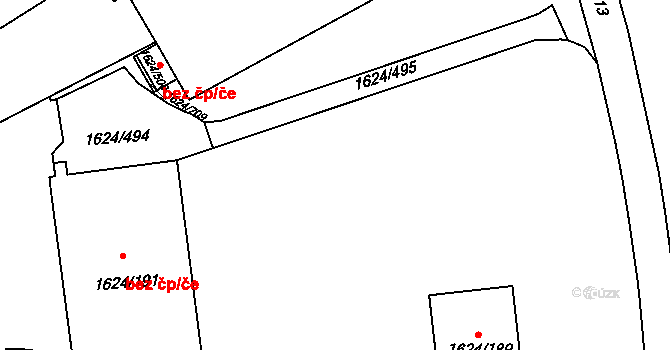 Mizerov 2027, Karviná, Katastrální mapa