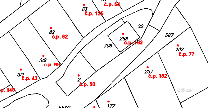 Tučapy 52, Holešov, Katastrální mapa