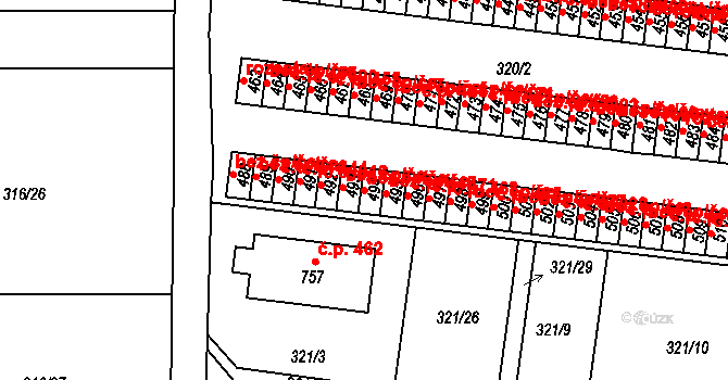 Krupka 39127257 na parcele st. 494 v KÚ Maršov u Krupky, Katastrální mapa