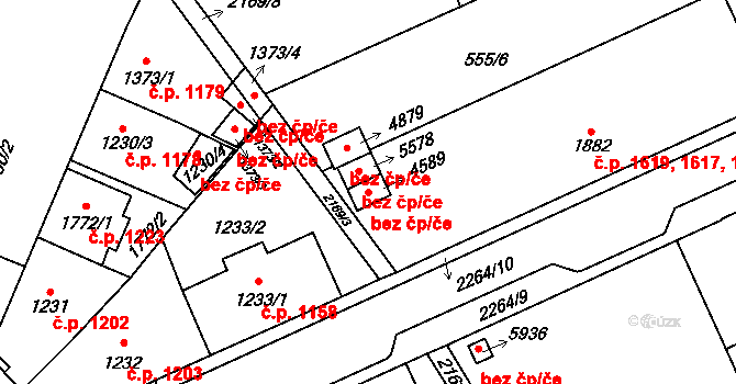 Šumperk 42019257 na parcele st. 4589 v KÚ Šumperk, Katastrální mapa