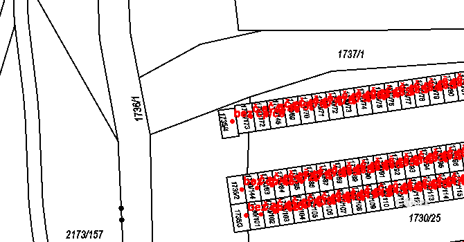 Klášterec nad Ohří 49021257 na parcele st. 1735/4 v KÚ Miřetice u Klášterce nad Ohří, Katastrální mapa