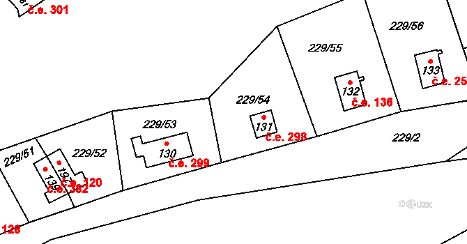 Hostěradice 161, Kamenný Přívoz na parcele st. 202 v KÚ Hostěradice, Katastrální mapa