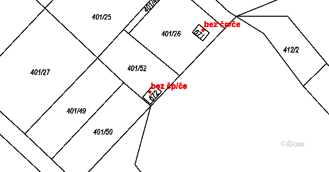 Jablonec nad Nisou 44192258 na parcele st. 672 v KÚ Kokonín, Katastrální mapa