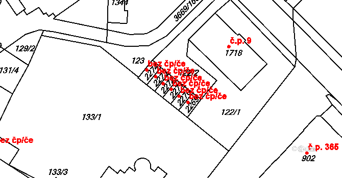 Lanškroun 39416259 na parcele st. 2271 v KÚ Lanškroun, Katastrální mapa