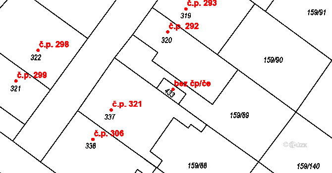 Dobromilice 81571259 na parcele st. 433 v KÚ Dobromilice, Katastrální mapa