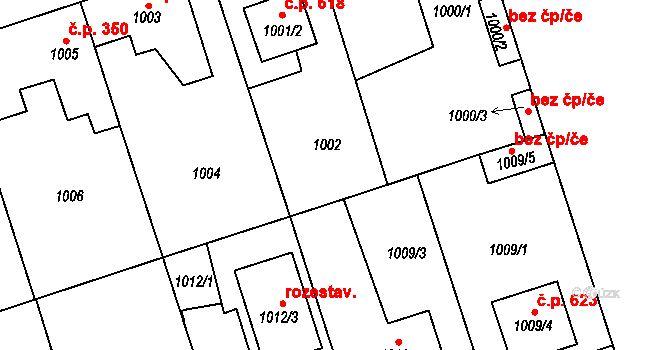 Objekt 95301259, Katastrální mapa
