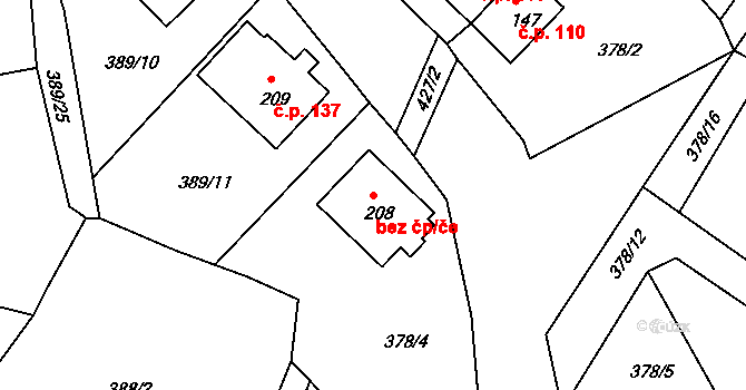 Merklín 131, Katastrální mapa