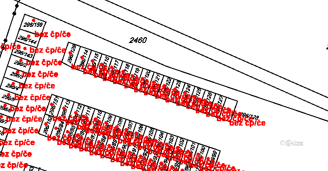 Nový Bohumín 302, Bohumín na parcele st. 296/122 v KÚ Nový Bohumín, Katastrální mapa