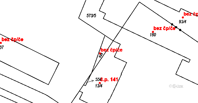 Bohušovice nad Ohří 47628260 na parcele st. 93/5 v KÚ Bohušovice nad Ohří, Katastrální mapa