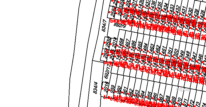 Sezimovo Ústí 1354, Katastrální mapa