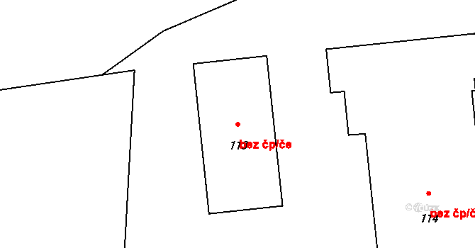 Solnice 38501261 na parcele st. 113 v KÚ Ještětice, Katastrální mapa