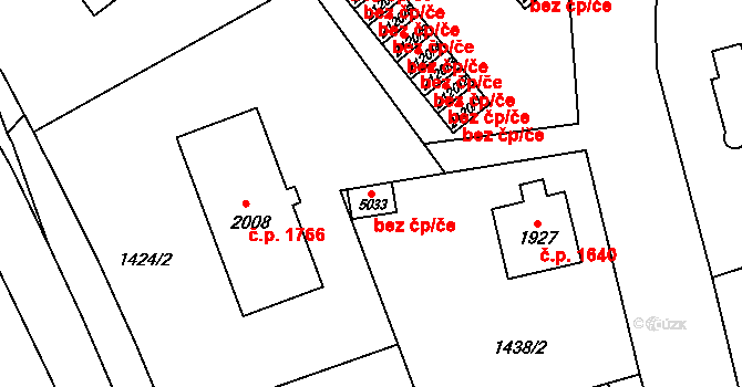 Šumperk 42029261 na parcele st. 5033 v KÚ Šumperk, Katastrální mapa