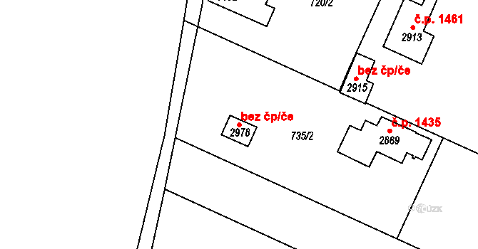 Neratovice 45397261 na parcele st. 2978 v KÚ Neratovice, Katastrální mapa