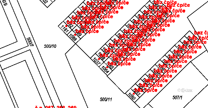 Broumov 46372261 na parcele st. 1038 v KÚ Broumov, Katastrální mapa