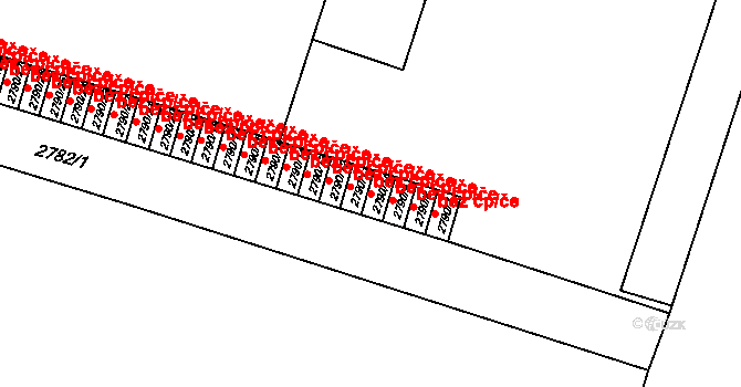 Holešov 47593261 na parcele st. 2790/10 v KÚ Holešov, Katastrální mapa
