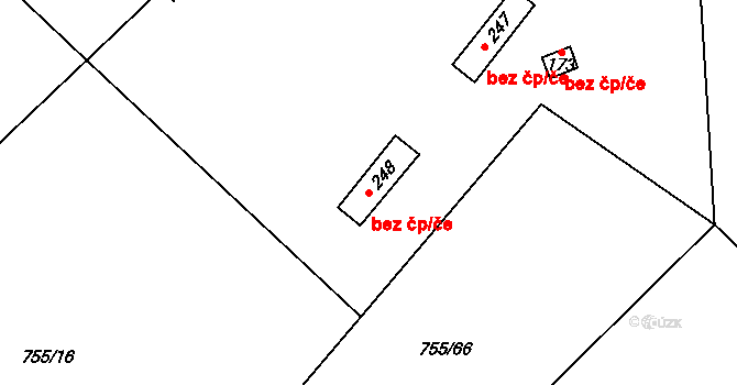 Litohoř 47755261 na parcele st. 248 v KÚ Litohoř, Katastrální mapa