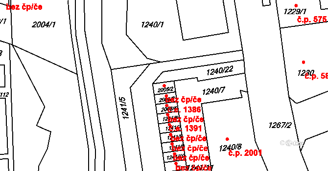 Litoměřice 50459261 na parcele st. 2006/2 v KÚ Litoměřice, Katastrální mapa
