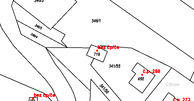 Svoboda nad Úpou 105556262 na parcele st. 719 v KÚ Svoboda nad Úpou, Katastrální mapa