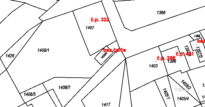 Velké Opatovice 100889263 na parcele st. 1408/6 v KÚ Velké Opatovice, Katastrální mapa