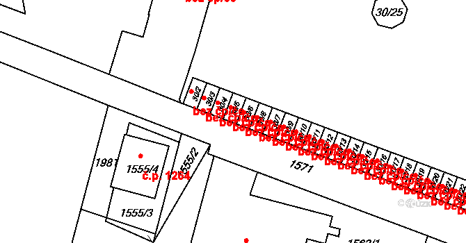 Kosmonosy 45289263 na parcele st. 30/5 v KÚ Kosmonosy, Katastrální mapa