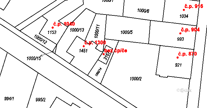 Hořice 49635263 na parcele st. 3167 v KÚ Hořice v Podkrkonoší, Katastrální mapa