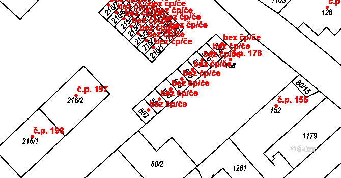 Horní Počaply 45341265 na parcele st. 580 v KÚ Horní Počaply, Katastrální mapa