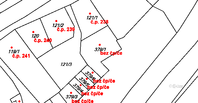 Nejdek 39651266 na parcele st. 379/1 v KÚ Nejdek, Katastrální mapa