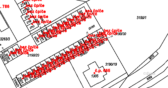 Lanškroun 45517266 na parcele st. 2514/1 v KÚ Lanškroun, Katastrální mapa