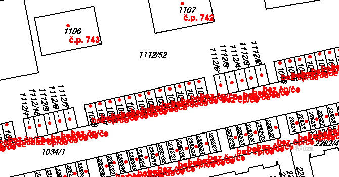 Hořovice 48688266 na parcele st. 1050 v KÚ Hořovice, Katastrální mapa