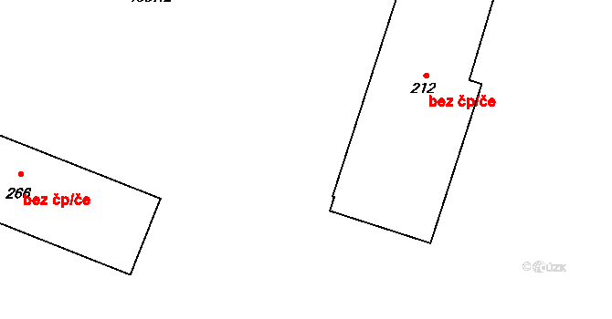 Bernartice 41290267 na parcele st. 212 v KÚ Bernartice u Dolních Kralovic, Katastrální mapa