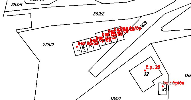 Černvír 44131267 na parcele st. 89 v KÚ Černvír, Katastrální mapa