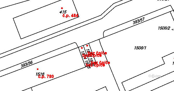 Štětí 49113267 na parcele st. 1513 v KÚ Štětí I, Katastrální mapa