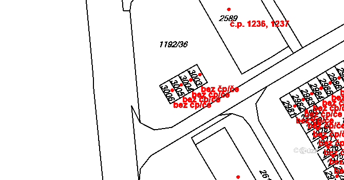 Beroun 50084267 na parcele st. 3006 v KÚ Beroun, Katastrální mapa