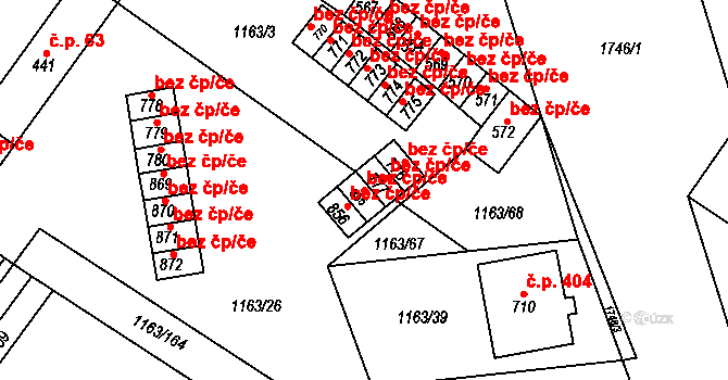 Jevišovice 82433267 na parcele st. 855 v KÚ Jevišovice, Katastrální mapa
