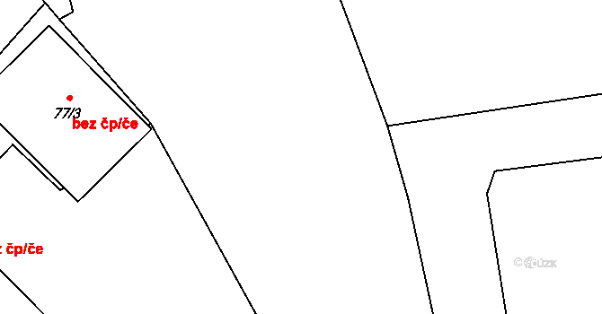 Štolmíř 16, Český Brod na parcele st. 79 v KÚ Štolmíř, Katastrální mapa