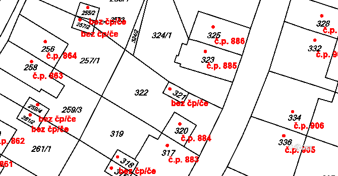 Jirkov 716, Katastrální mapa