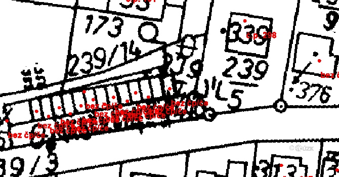 Bernartice 42224268 na parcele st. 440 v KÚ Bernartice u Milevska, Katastrální mapa